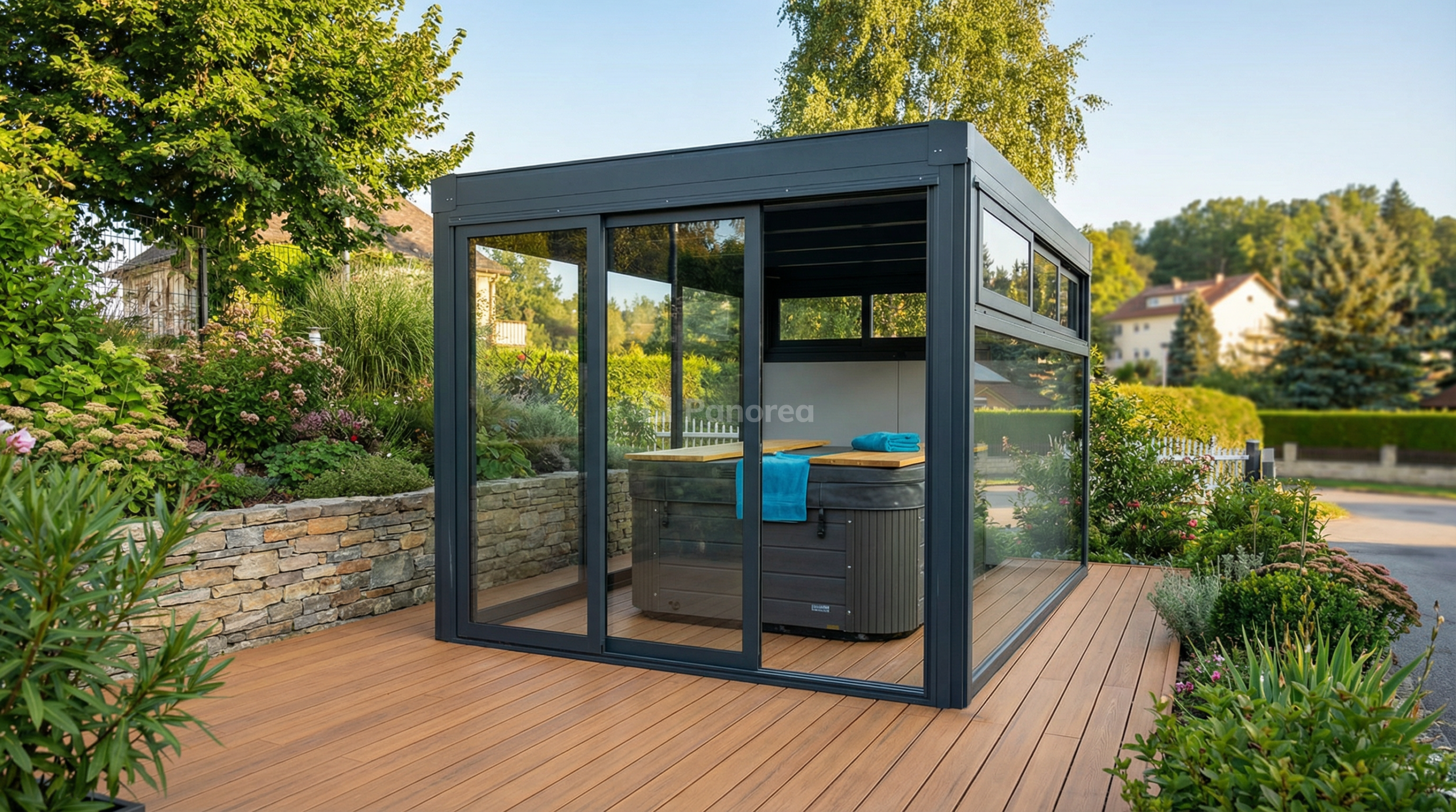 BLOCK WELLNESS | Aluminium-Gartenhaus – Bild 4