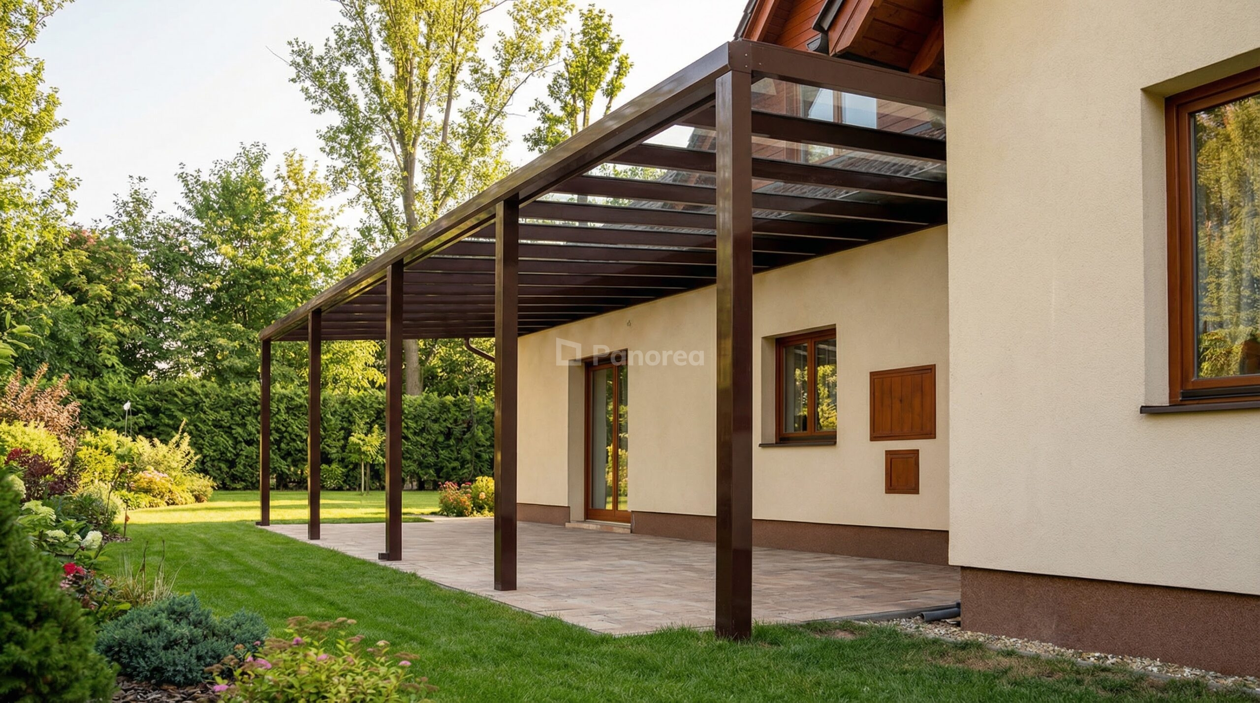 PANOGLASS | Aluminium-Pergola | Glas – Bild 5