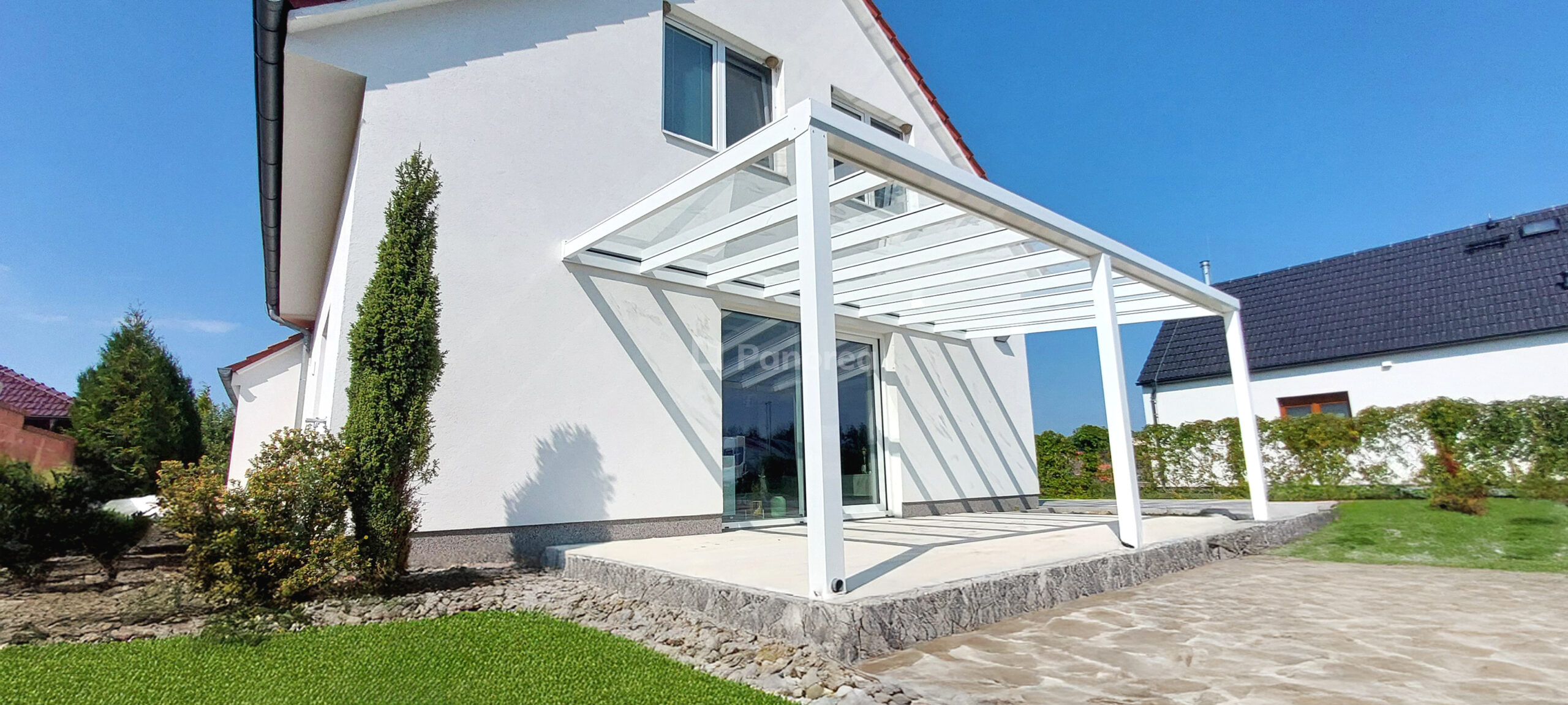 PANOGLASS | Aluminium-Pergola | Glas – Bild 7