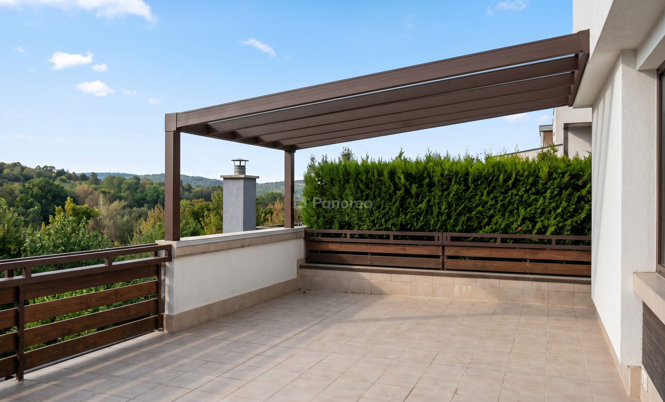 PANOGLASS | Aluminium-Pergola | Glas – Bild 6