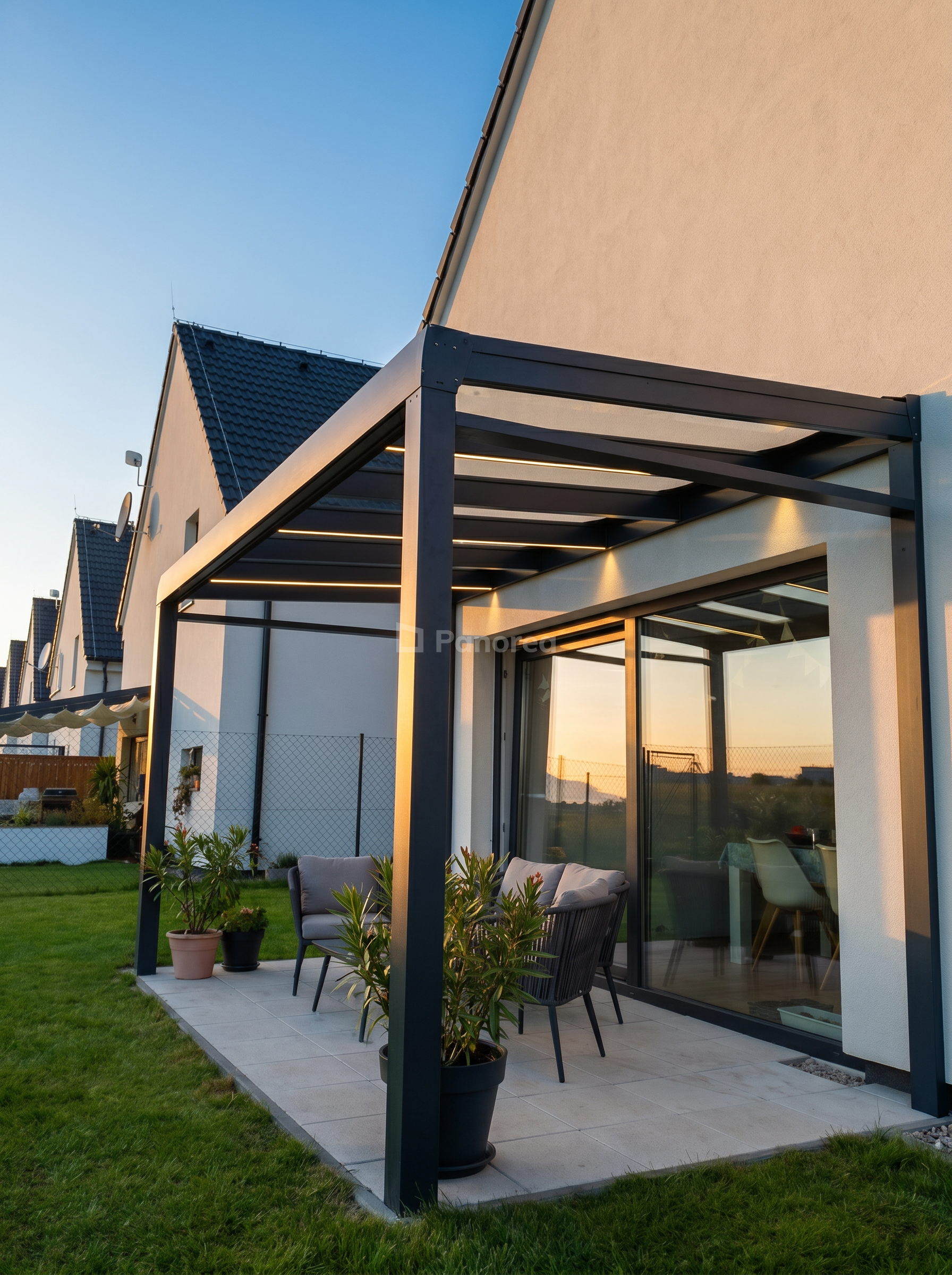 PANOGLASS | Aluminium-Pergola | Glas – Bild 10
