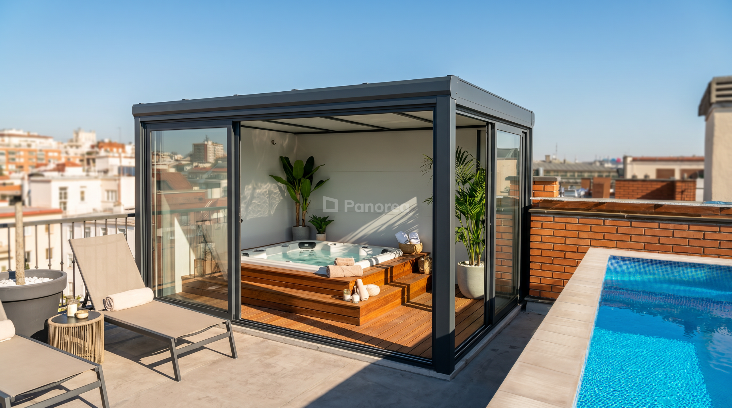 BLOCK WELLNESS | Aluminium-Gartenhaus
